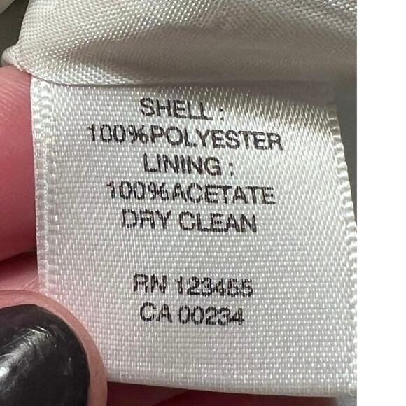 Lord & Taylor 424 Fifth Abstract Pleated Skirt Size 6 Bright Pastel Sketchbook - Picture 5 of 8